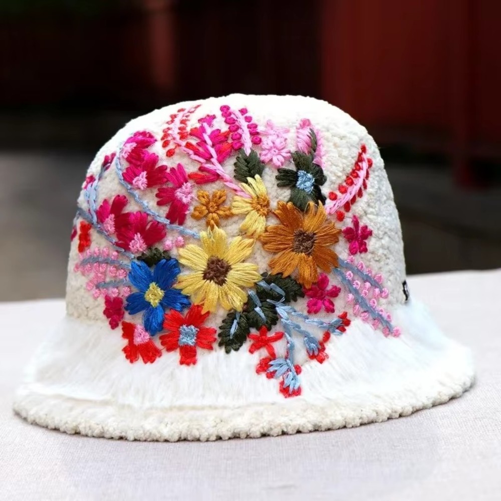 Winter Ethnic Fashion For Women - Warm halten, winddicht, modische Vintage-Mützen für