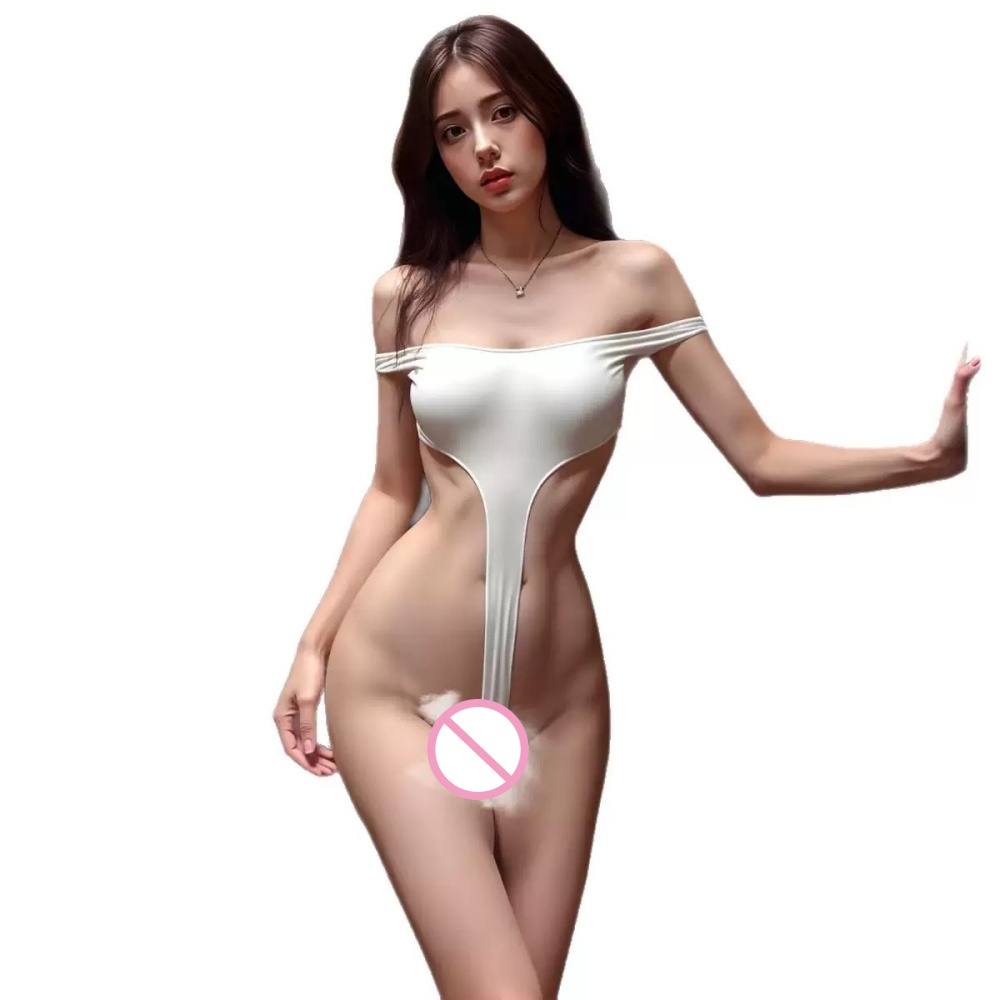 Ethnic Outfit - Damen Sexy Spitzen-Teddy Dessous Rückenfreier Bodysuit