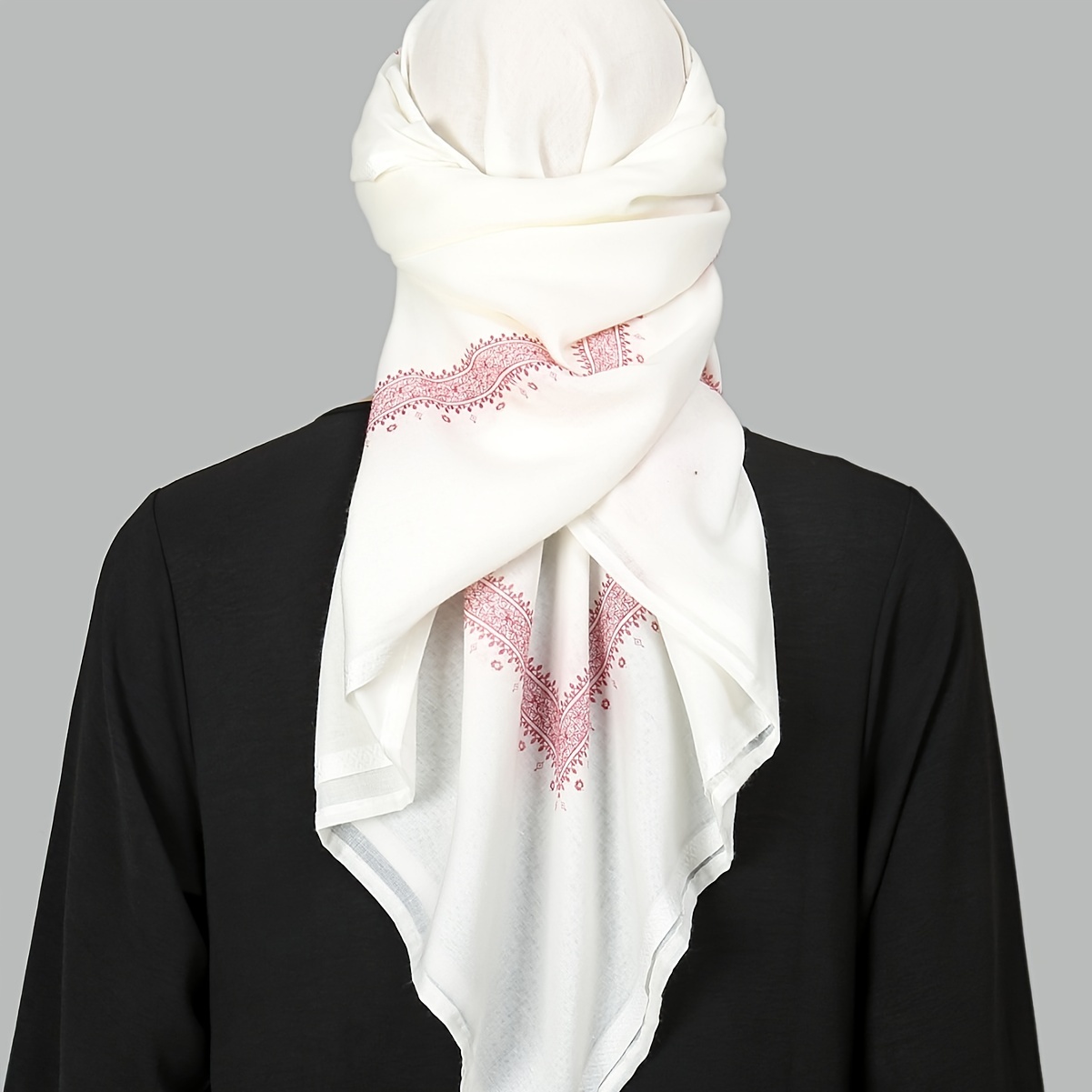 Ethnic Fashion For Men - 2025 Trendiger ethnischer Gebetsschal – Herrenmode-Polyester-Stola