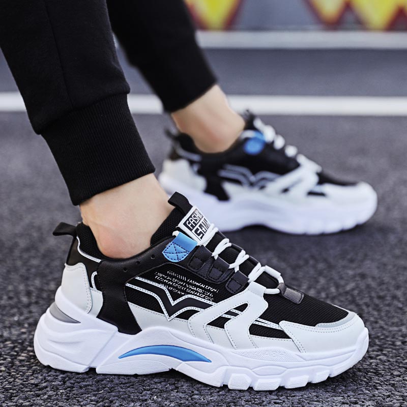 Ethnic Fashion Show Ideas - Große Größe Chunky Höhe Mann Turnschuhe