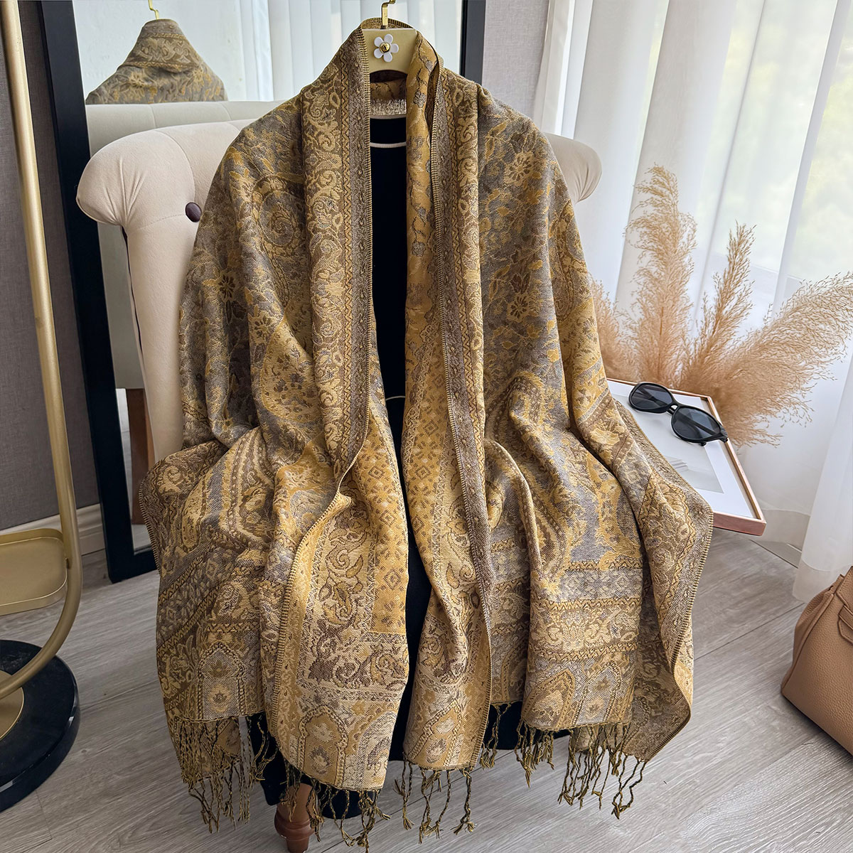 Winter Ethnic Fashion For Women - 2023 quaste Decke Design Ethnischen Stil
