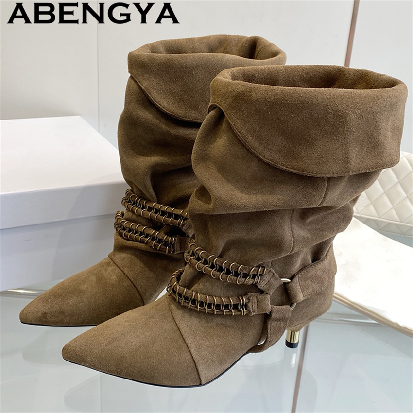 Ethnic Fashion Week - 2026 Winter Neue Mode Woche Stiefeletten