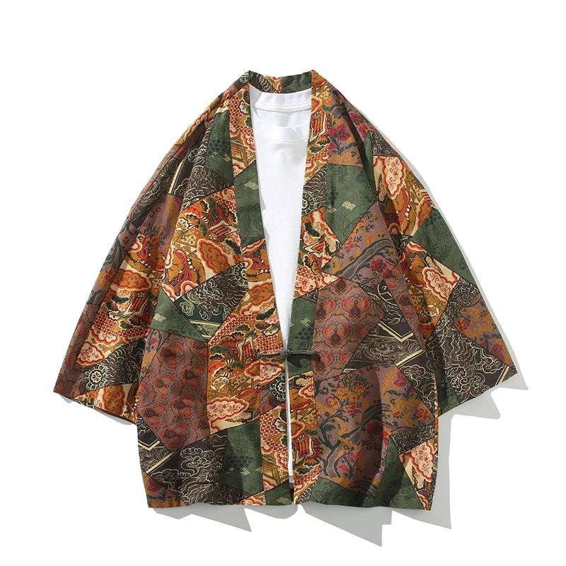 Ethnic Fashion For Men - Ethnischer Stil Bedruckter Yukata für Männer