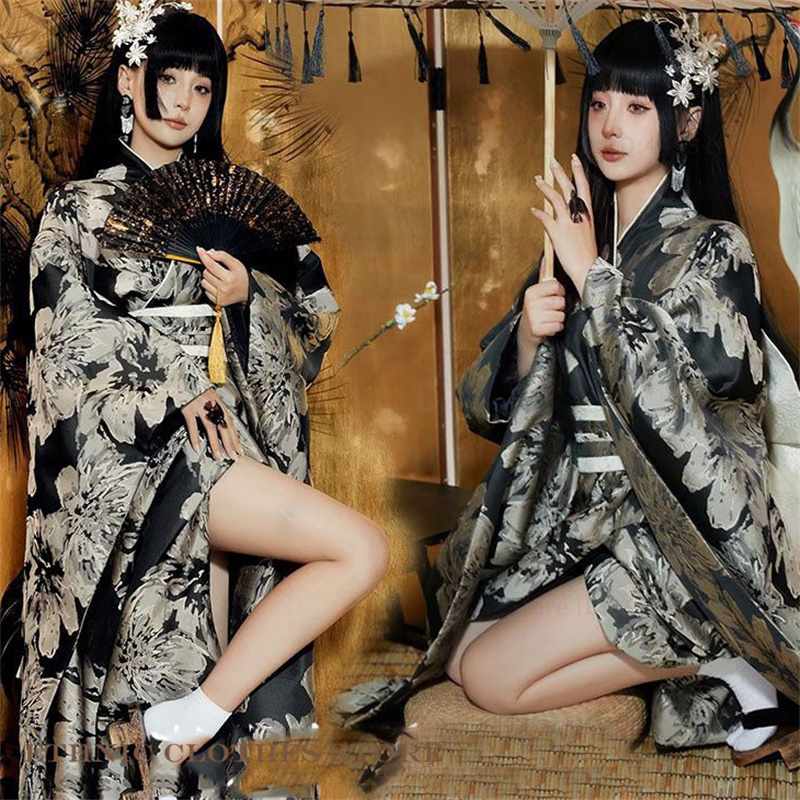 Ethnic Fashion Photography - Japanischer traditioneller Kimono, Cosplay, Yukata, Geisha-Kleid,