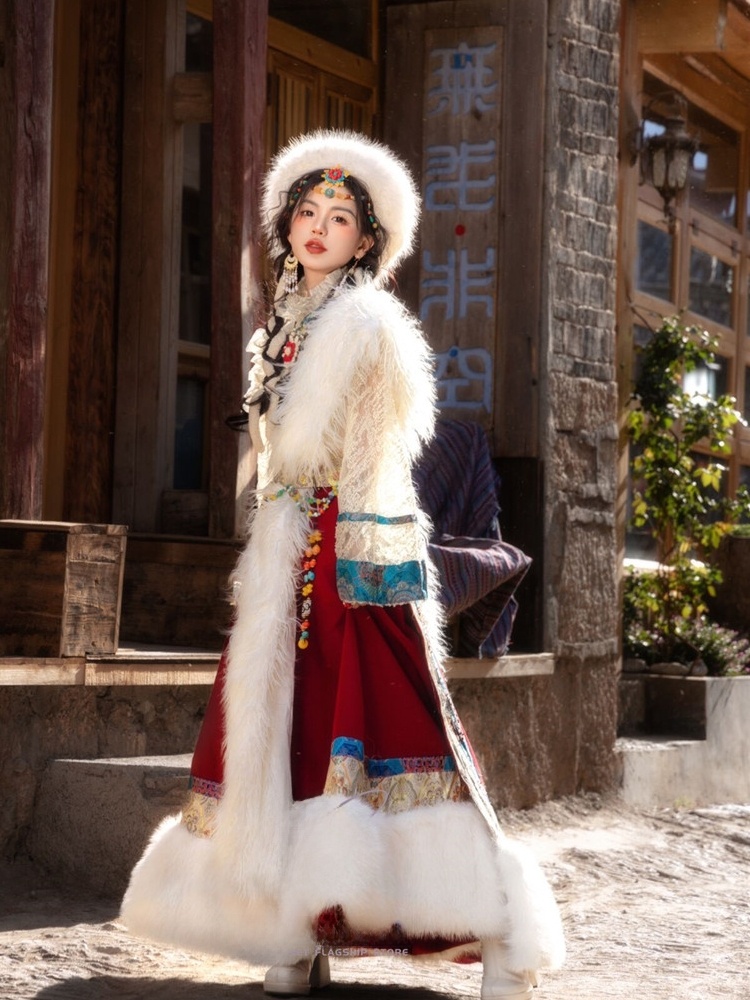 Tibetische Ethnische Damenmode – Ethnic Fashion Photography Bewertung und Preis
