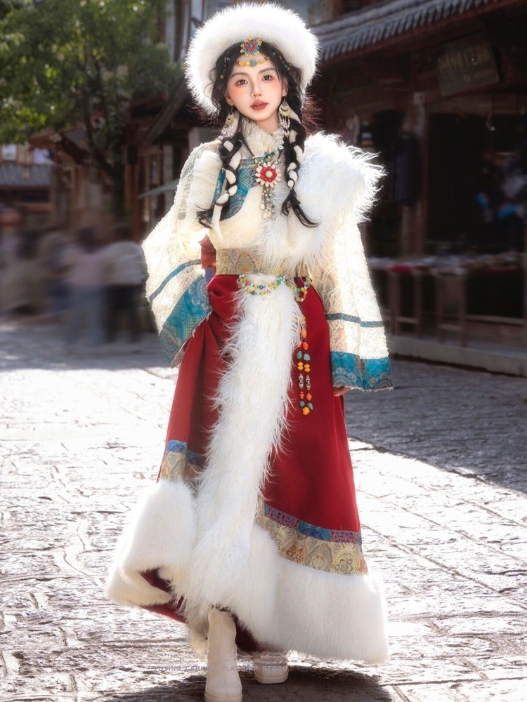 Tibetische Ethnische Damenmode – Ethnic Fashion Photography Bewertung und Preis
