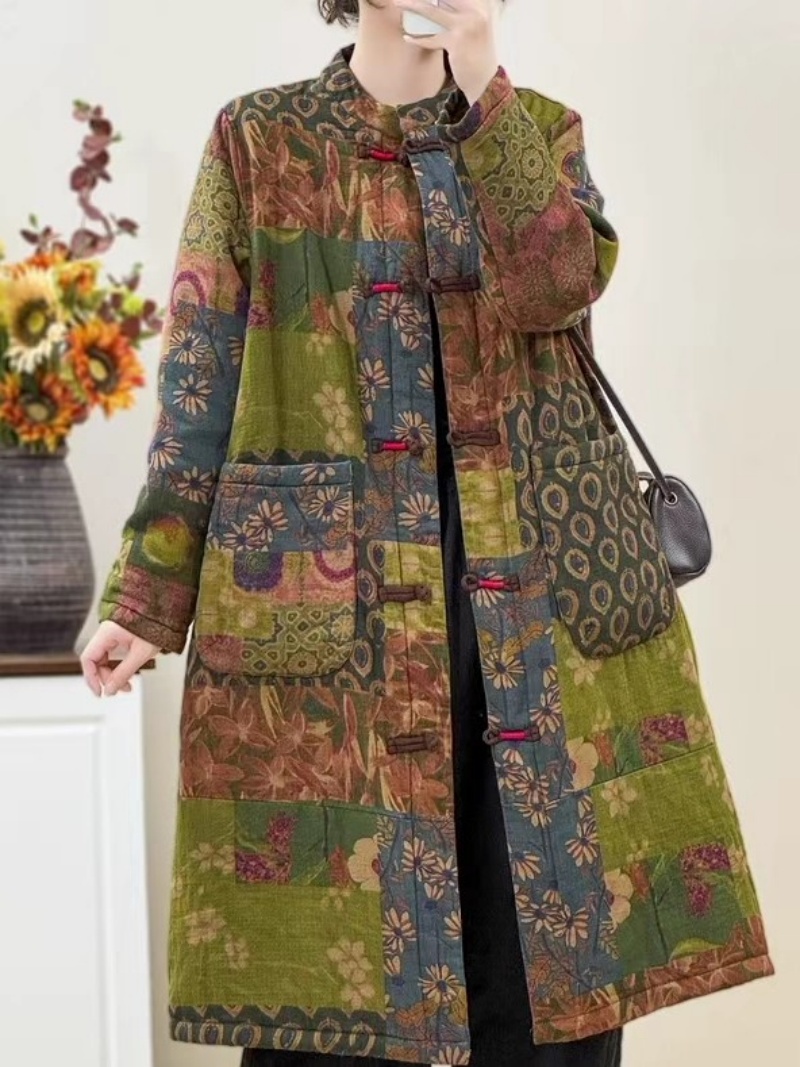 Ethno-Stil Retro Blumenmuster  – Winter Ethnic Fashion For Women Bewertung und Preis
