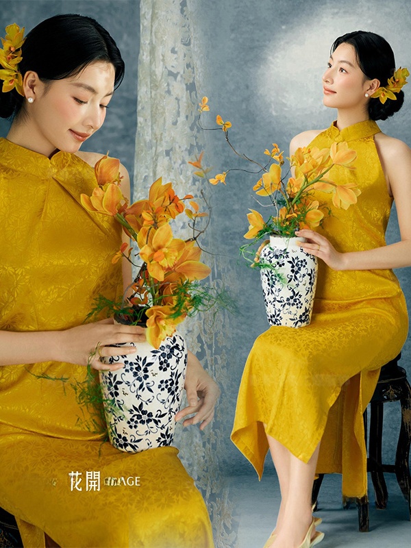 Gelbes Fotografie-Kostüm im ch – Ethnic Fashion Studio Bewertung und Preis