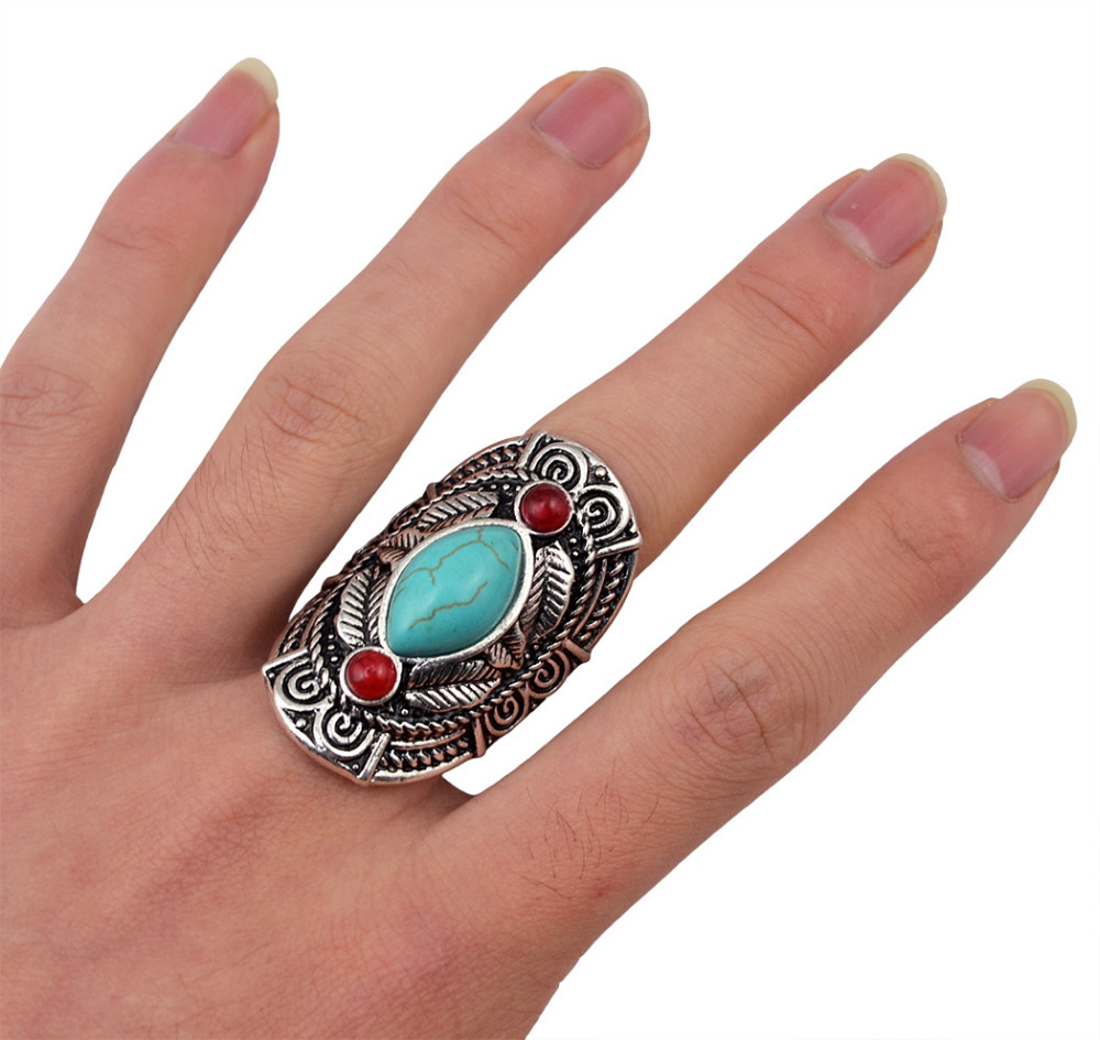 Boho Ethnische Tibet Türkis Ri – Ethnic Fashion Pakistan Bewertung und Preis