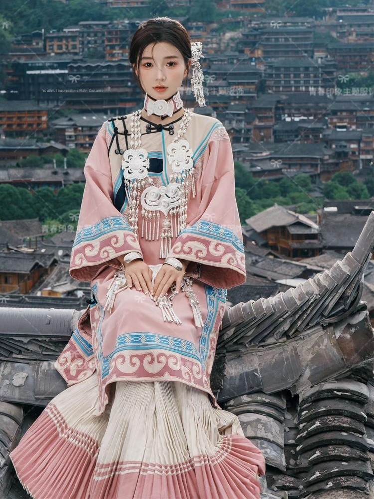 Rosa Kleidung im Ethno-Stil fü – Ethnic Fashion Studio Bewertung und Preis