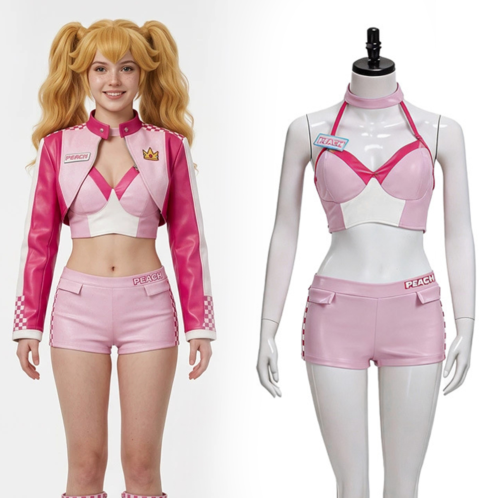 Game Princess Peach Cosplay Ko – Ethnic Outfit Bewertung und Preis