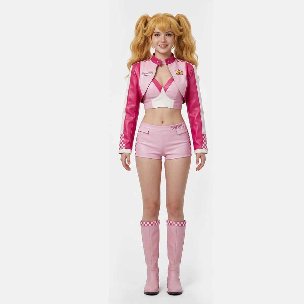 Game Princess Peach Cosplay Ko – Ethnic Outfit Bewertung und Preis