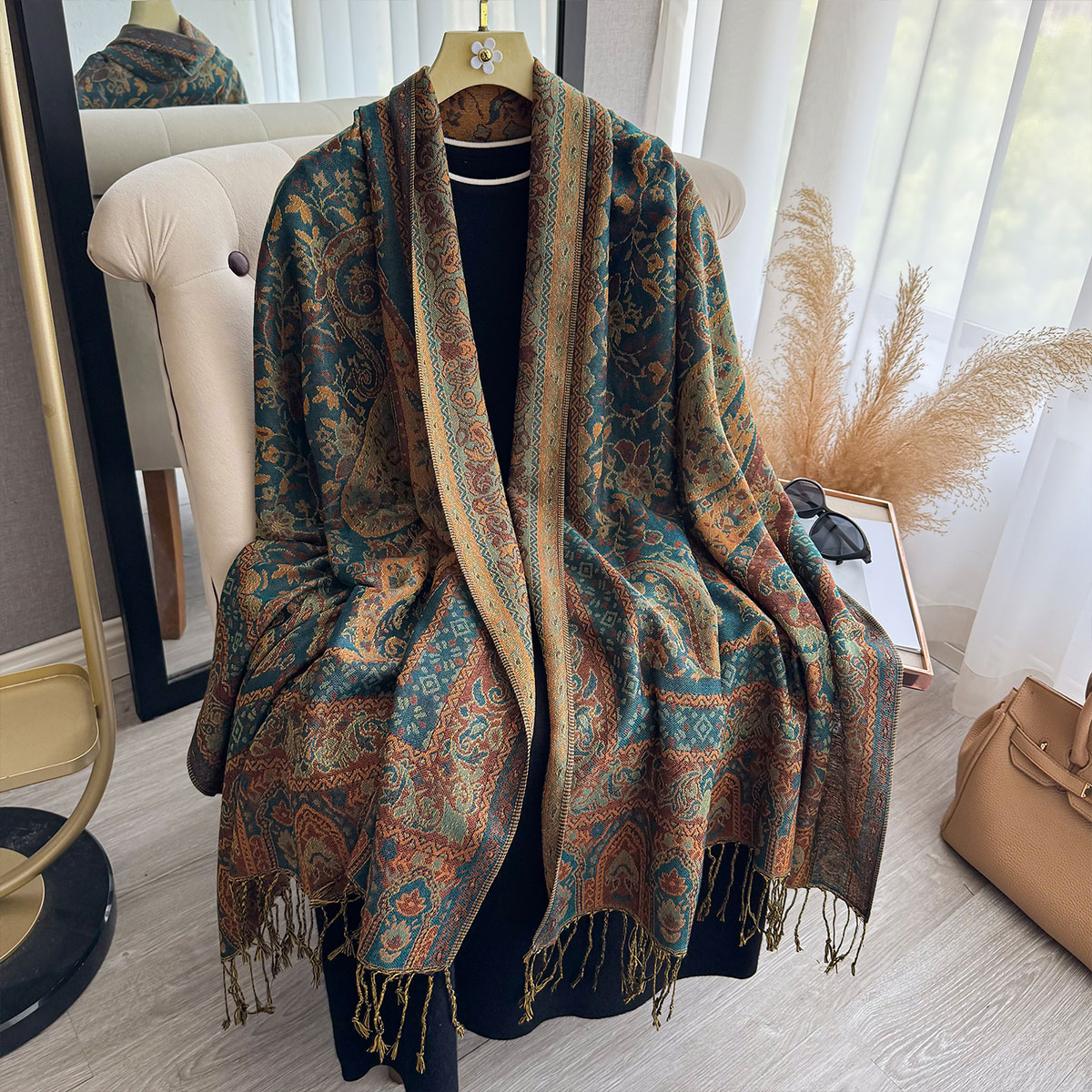 2023 quaste Decke Design Ethni – Winter Ethnic Fashion For Women Bewertung und Preis