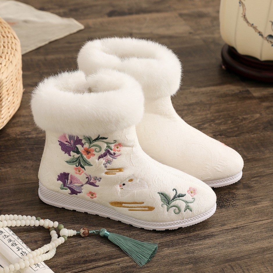 Mode Winter Stiefel frauen Sch – Winter Ethnic Fashion For Women Bewertung und Preis