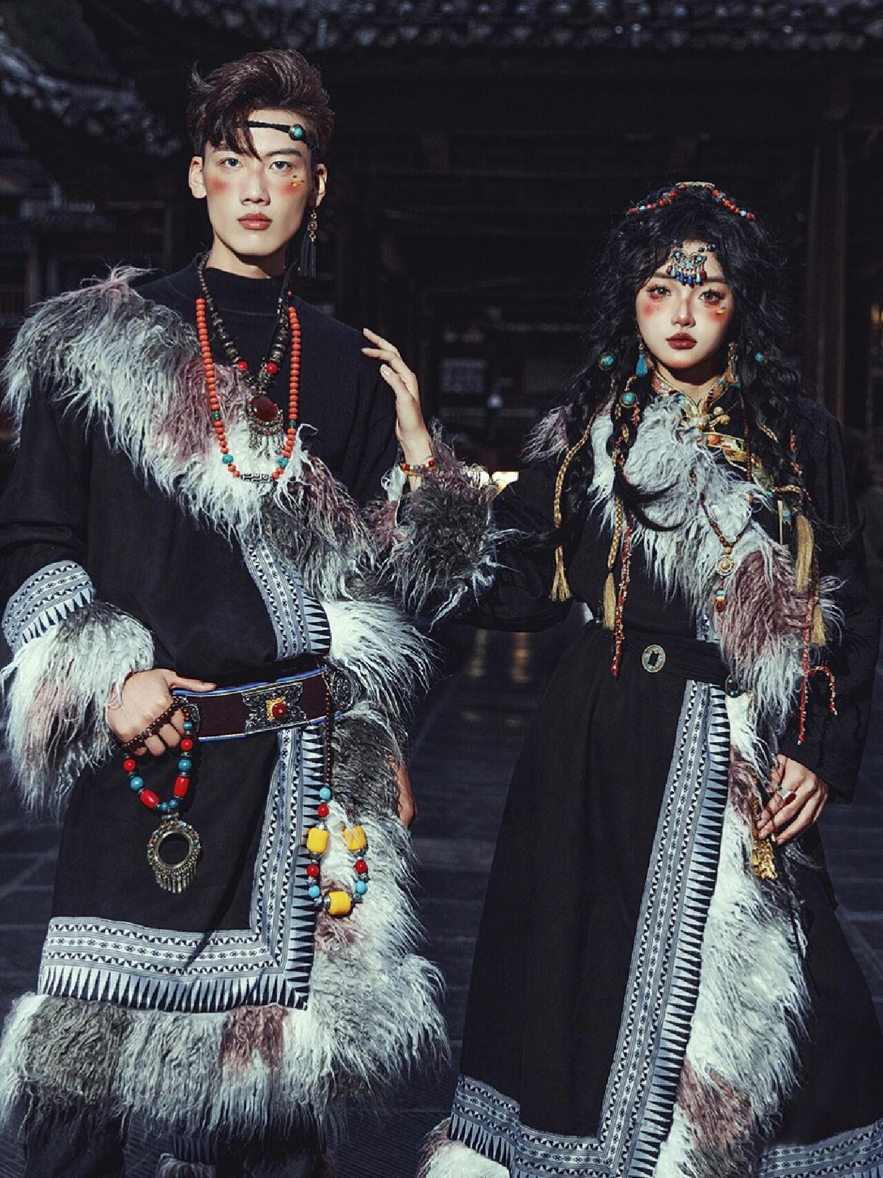 Tibetisches Kostüm für Damen i – Ethnic Fashion Photography Bewertung und Preis