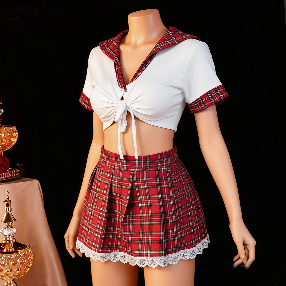 Rote Sexy Dessous für Damen, E – Ethnic Outfit Bewertung und Preis