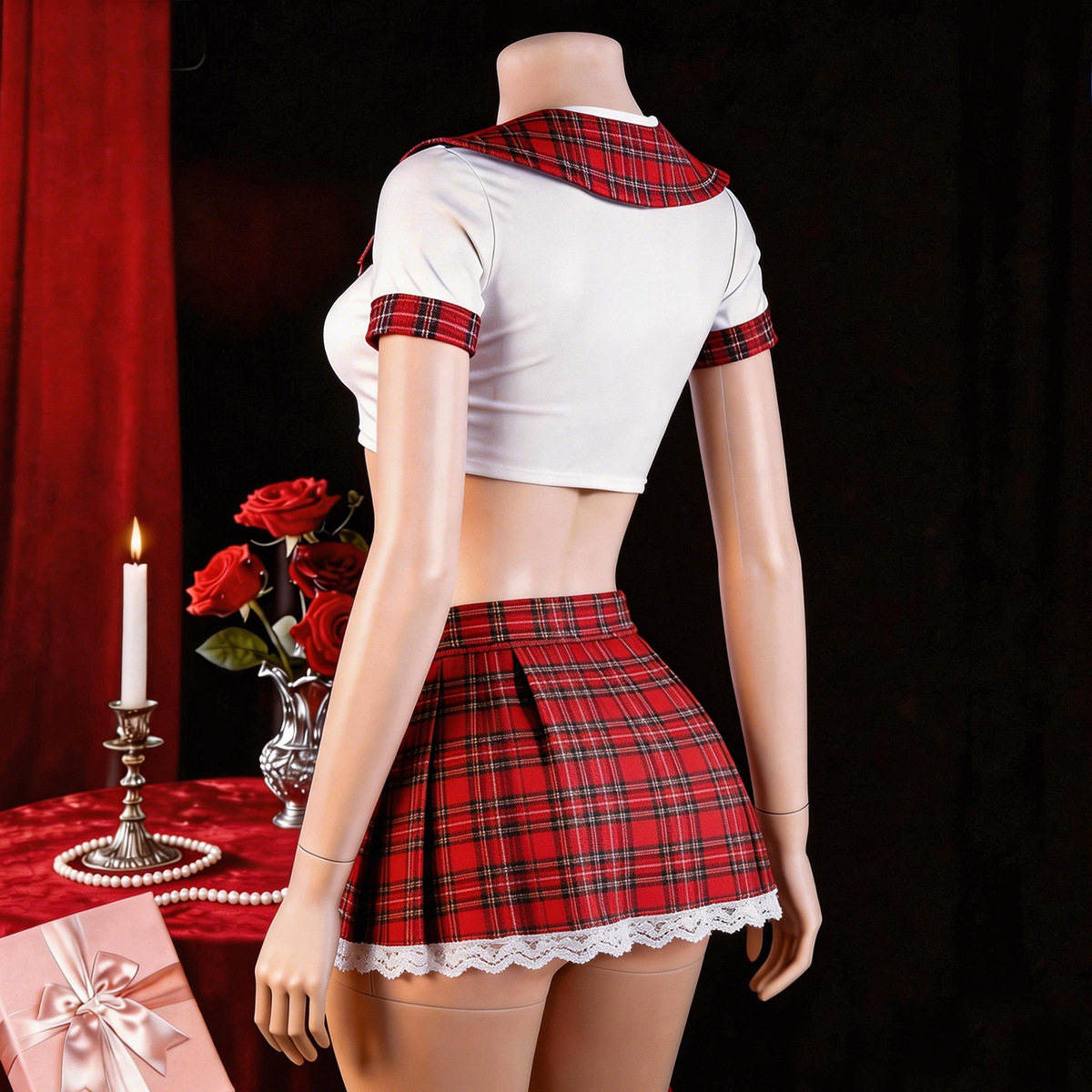 Rote Sexy Dessous für Damen, E – Ethnic Outfit Bewertung und Preis
