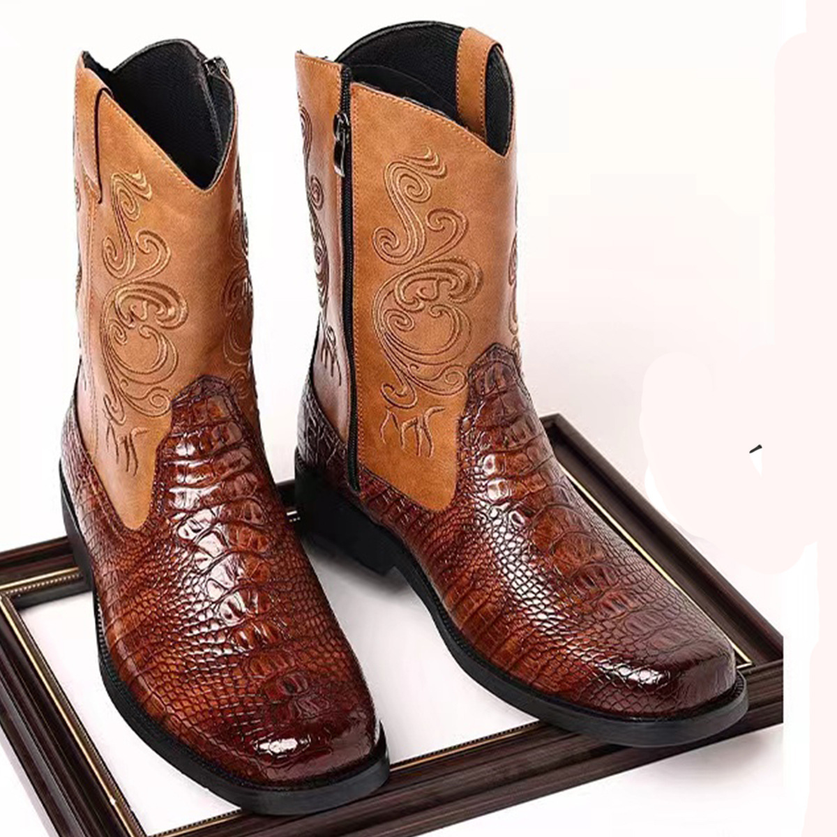 Modische geprägte lässige Herr – Ethnic Fashion For Men Bewertung und Preis