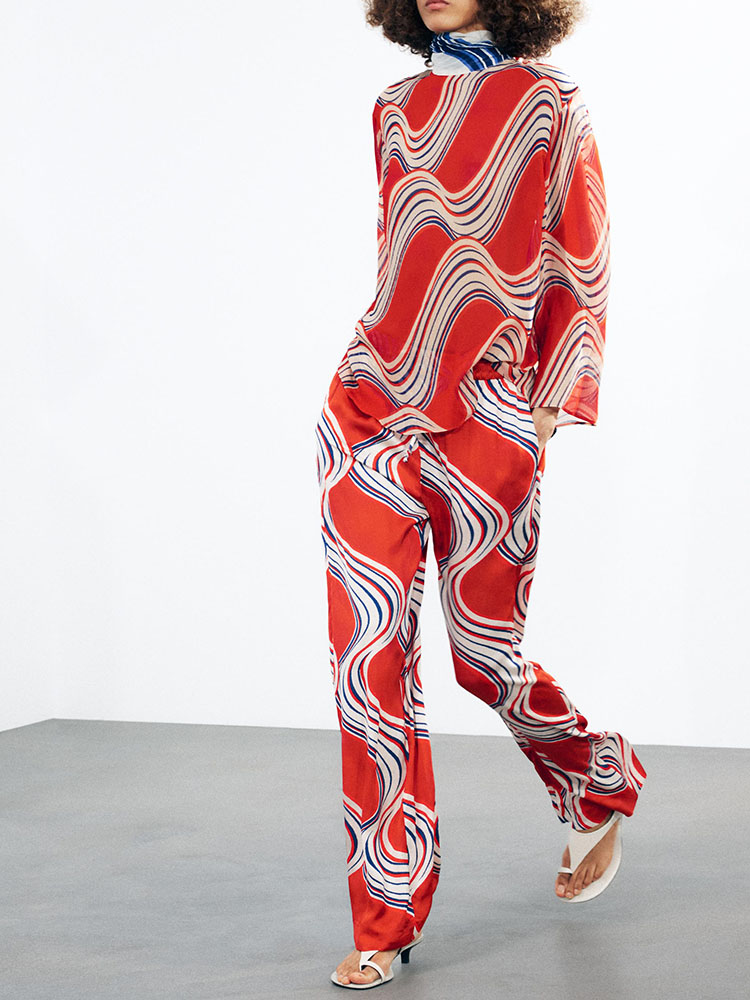 Neue Herbst-Print-Hemden Damen – Ethnic Fusion Fashion Bewertung und Preis